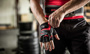 Harbinger Mens FlexFit™ W&D Fitness Glove - Red/Black için detaylar